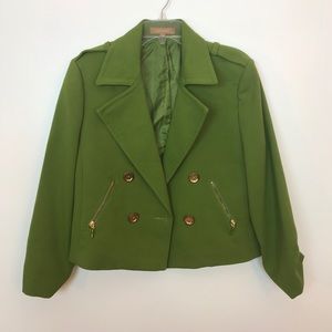 Ellen Tracy cropped blazer sz L